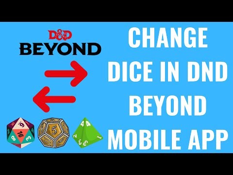 How to Change Dice in DND Beyond Mobile App