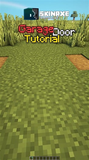Minecraft Garage Door Tutorial #minecraft