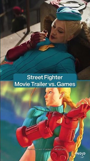 Street Fighter Movie Trailer VS Games