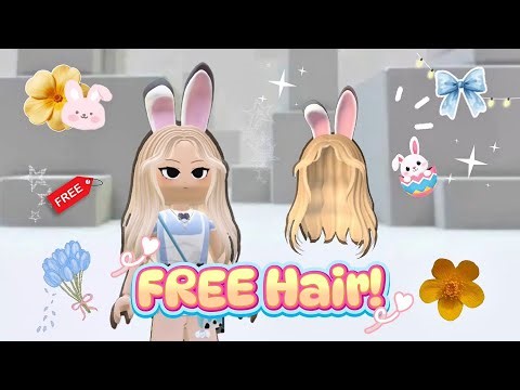 Hurry! How to get the New FREE Blonde Easter Hair With Bunny Ears for 0 ROBUX on ROBLOX💙🩷🩵