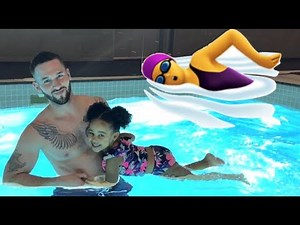 DADDY-DAUGHTER SWIMMING LESSONS