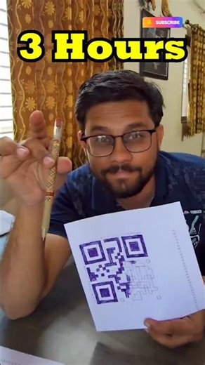 Making QR code using Pen #experiment