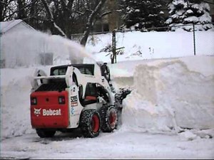 Bobcat S205 with sb200 snowblower