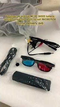 Rdintrex led projector z8 android 4K 3D 350 inch’s home cinema projector #4kprojector