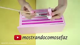 آموزش ساخت 10 تا کاردستی زیبا با کارتن های دورریختنی