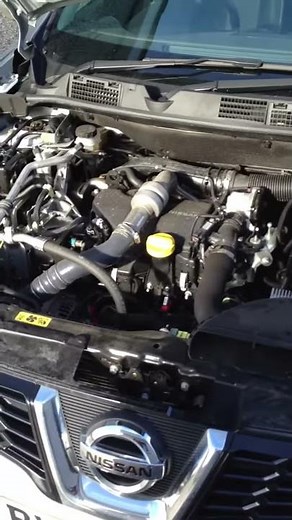 Nissan Qashqai 1.5 DCI Cold Start