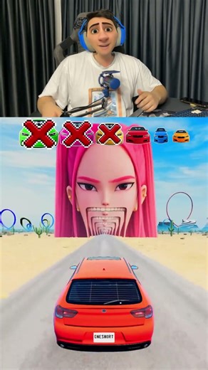 Devasa VS Minik Arabalar Mira'nın Ağzından Geçebilir Mi? 😱 #shorts #beamngshorts