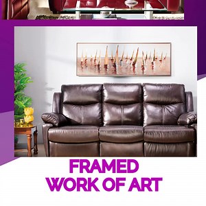 It makes for a great focal point in the living room. Style that blank wall over the sofa with paintings, signature wall clocks or eclectic wall hangings. Shop for your favorites at the #SofaSoGood fest at up to 50% off on a wide range of products FLAT 30% off on select sofas. Visit website or your nearest at home store. #MakeLifeBeautiful | Nilkamal Homes