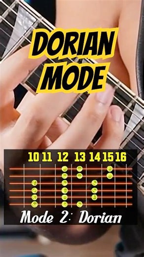 How To Play The Dorian Mode | Guitar Solo Lesson