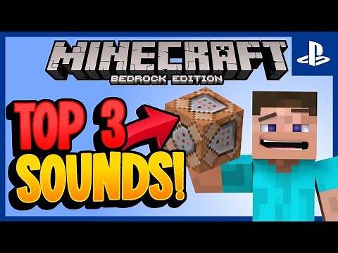TOP 3 Sounds mit Command Blöcken! 🤩 - Minecraft PS4 Bedrock Edition Tutorial