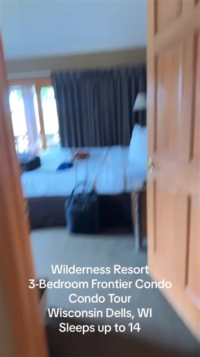 Wilderness Resort 3-Bedroom Frontier Condo Condominium Tour Wisconsin ...