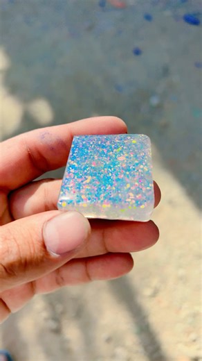 Synthetic Opal Block Review | Lab Created Opal Rough | Premium Fire & Color Play Explained