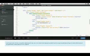 bootstrap教学视频-01-对话框 - Modal