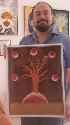 Lebensbaum der Anziehung – Werk 1 #kunst #lebensbaum #art #shorts #malerei #treestoryart #painting