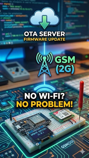 Updating ESP32 Firmware over 2G Network
