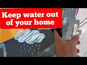 How to install a door sill pan.