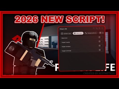 2026 🔥 NEW PRISON LIFE SCRIPT 🔥 INVISIBILITY, SILENT AIMBOT, ESP, AUTO ARREST 🔥 ROBLOX GUI
