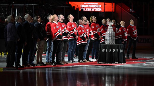 A moment from the Tuesday's celebration shows the brotherhood remains 20 years later