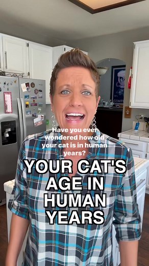 166K views · 1.8K reactions | Cat Tip if the Day: How Old Is Your Cat In Human Years? | The Two Crazy Cat Ladies | Facebook