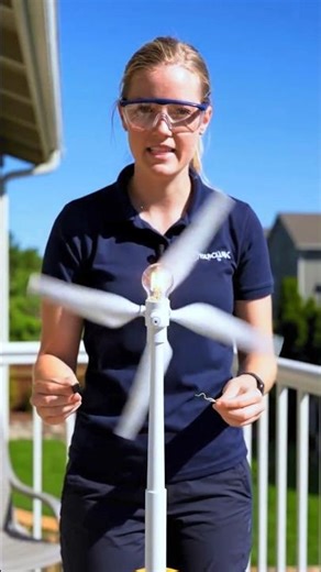 DIY Wind Turbine Generator ⚡ Can Wind Create Electricity? (Real Test) #diypower #cleanpower #shorts