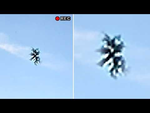 This Man's Live Video Shows Mysterious Black Goo Entity In The Sky..