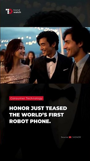 HONOR JUST TEASED THE WORLD’S FIRST ROBOT PHONE.