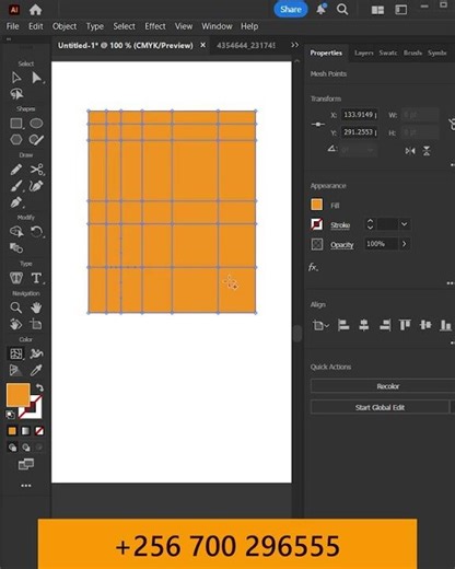 Mesh Tool Learn Adobe Illustrator #photography #adobeillustrator#photoshop