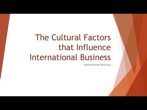 Cultural Influences on International Business | Pearson Edexcel BTEC Business Extended Diploma