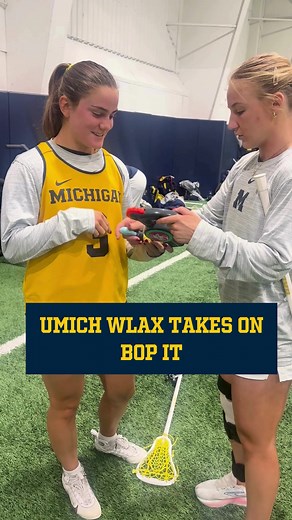 Bop It Challenge at Practice with Team #GoBlue