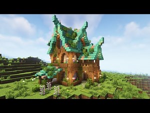 Minecraft | How to build a Fantasy Mansion | Tutorial