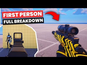 FIRST PERSON FORTNITE (BALlISTIC MODE) - FULL BREAKDOWN ALL WEAPONS