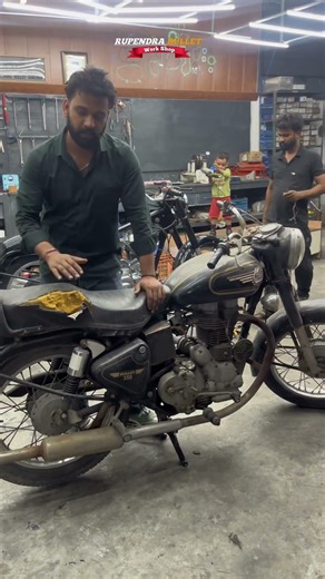 Old model bullet Restoration 🤩 full detail/bullet modification /royal Enfield/ paint work
