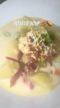 The BEST Loaded Creamy Potato Soup | Easy Homemade Comfort Food Recipe 🥔🥓