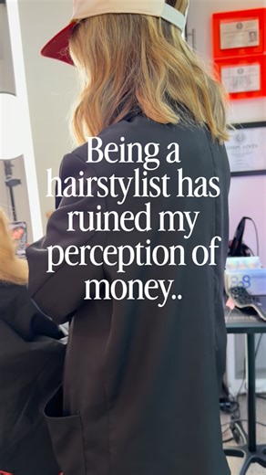 Kaitlin Parker on Instagram: "I don’t budget in money anymore. I budget in services. Now I have to do 800 services a week to afford my lifestyle.. Send help!🤣 #hairstylistproblems #hairstylistlife #hairstylisthumor"