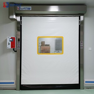 [Hot Item] Good Safety and Guaranteed PVC Fabric Material High Speed Automatic Zipper Door