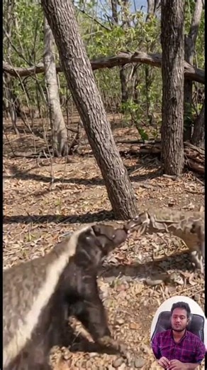 Honey Badger vs Monitor Lizard – Wild Fight You Won’t Believe! #animals #wildlife