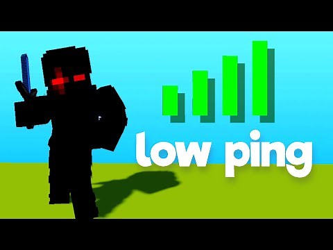 how to get low ping in minecraft...
