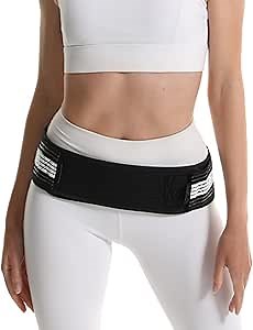 Si Belt Sacroiliac Belt for Sciatica Relief - Sacroiliac Hip Support Belt Pain Relief for Sciatic Pelvis Lumbar Nerve Pain (L (Hip Size 47-56in))