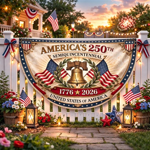 250th Anniversary USA Fan Flag, July 4th Independence Day 2026 Banner, Semiquincentennial Patriotic Gifts, Liberty Bell Vintage Canvas Decor - Etsy