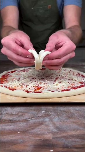 How to make your own pizza at home🍕 #pizza #shorts #food