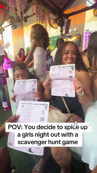 Girls Night Out Scavenger Hunt Fun