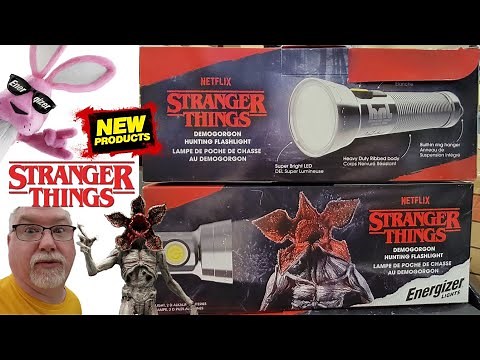 Stranger Things Energizer Demogorgan Hunting Flashlight Unboxing