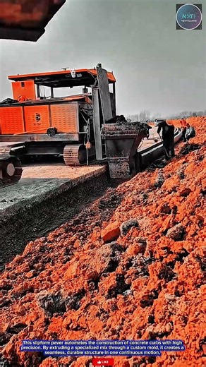 Smart & Durable: Advanced Slipform Technology for Continuous Concrete Curb Molding