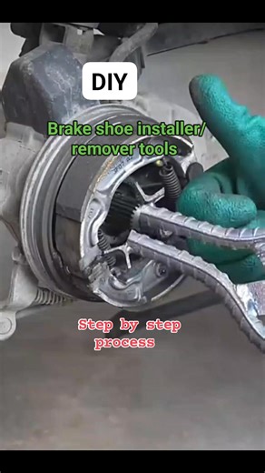 DIY brake shoe installer and remover tools 👌 #reels #tools #tips | Diy Moto Lab