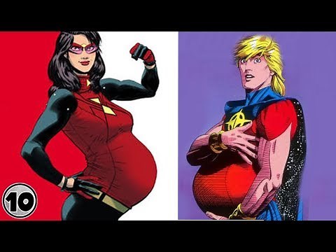 Top 10 Superheroes Who Got Pregnant