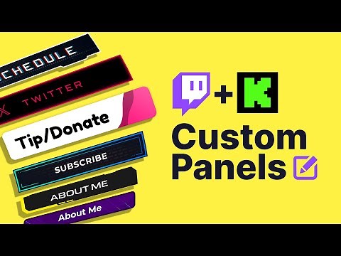 The Easiest Way to Get Pro Twitch & Kick Panels for Your Stream!