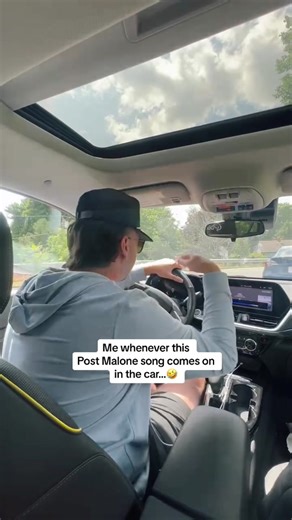 Hilarious Car Singing Moment to Post Malone's 'I Fall Apart'