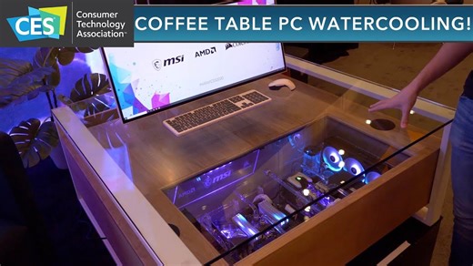 CES 2020: The coffee table watercooled PC and more!