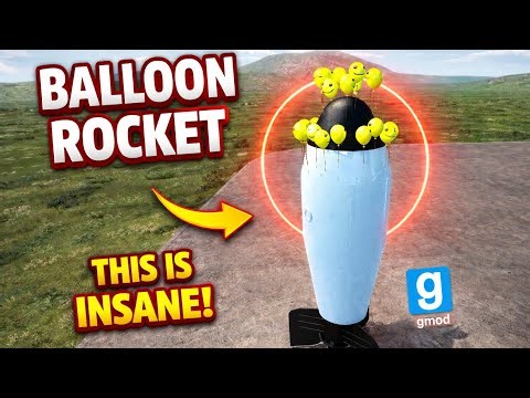 Balloons Lifted a Nuke in GMod… This Got INSANE 😱