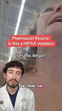 IS THIS A HIPAA VIOLATION IN THE PHARMACY?! 😳 #retailpharmacy #pharmacy #pharmacist